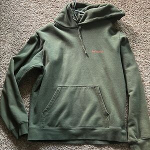 Columbia Green Sweatshirt Hoodie Casual Pullover